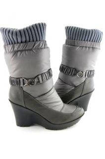 Report Alanna Gray Snow Winter Boots Shoes Womens 10