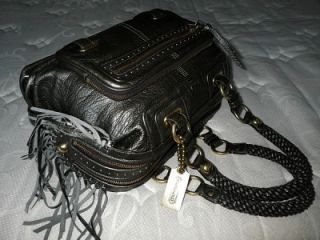   Fringe Cambridge Leather Alexa Tote Bag Purse Satchel WOW