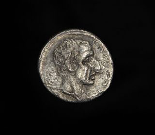 Ancient Roman Republican Silver Denarius Coelius Caldus Sol Coin