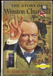   Churchill Book Biography Childs Alida Sims Malkus Vintage