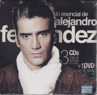 Alejandro Fernandez Lo Esencial 3 CD NEW + DVD 60 Songs Sealed