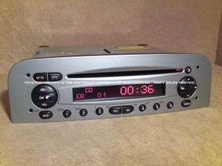 GENUINE ALFA ROMEO 147 CD PLAYER WITH CODE AND WARRANTY. BLAUPUNKT 937 