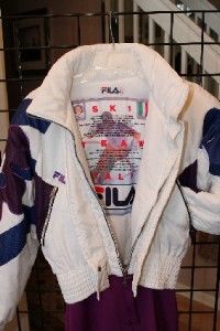 Vintage Fila Womens Team Fila Alberto Tomba Ski Suit 6