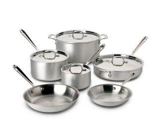 All Clad MC2 Master Chef 10 Piece Cookware Set 700508 New