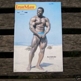 1981 Ironman Body Building Muscle Magazine R Callendar