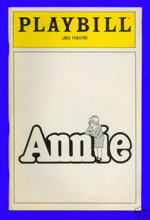Playbill Annie w Allison Smith Harve Presnell
