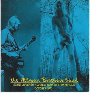 Allman Brothers Band Live Stonybrook October 1970 CD 1996 Duane Gregg 