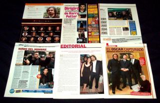 Alfonso Cuaron Huge Lot of RARE Magazine clippings Collection Deluxe 