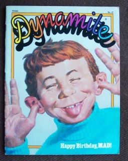 1978 Dynamite Magazine 47 Mad Alfred E Neuman