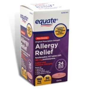 relief fexofenadine 180 mg 30 tablets compare to allegra allergy
