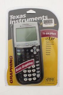 Texas Instruments TI 84 Plus Black Graphing Calculator