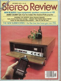   Review Magazine October 1979 Pioneer SA 7800 Rotel RT 2100