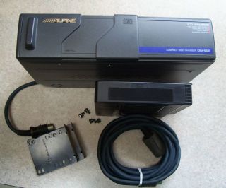 Alpine,(6) Disc CD Changer,Model CHM S601,With/Magazine/Control Cable 