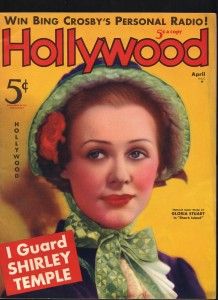   Hollywood Magazine 1930s Alice Faye Claudette Colbert Myrna Loy