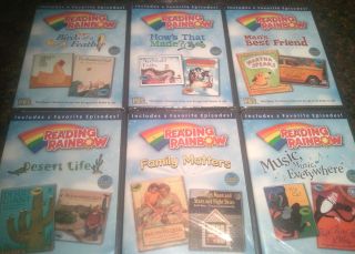 Reading Rainbow Special 6 DVD Collection 12 Episodes + 3hrs bonus New 