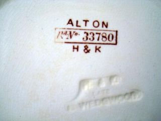 Antique Aesthetic Brown Transferware Plate Alton 1885