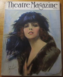 1919 1921 Theater Magazine Lot 5 Art Nouveau Stars Henry Clive 