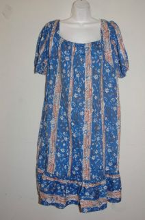 Vintage Jaylan of California Muumuu Dress Fits All Size M L XL Plus 1x 