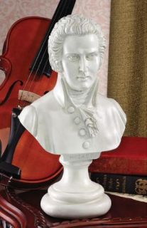 Wolfgang Amadeus Mozart Sculpture Bust Great Composer