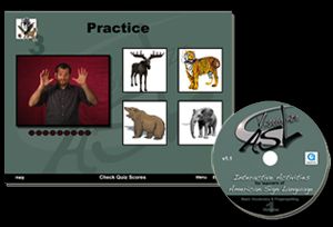 ASL American Sign Language Software Basic Vocabulary