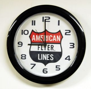 American Flyer Trains Battery Operated Wall Clock