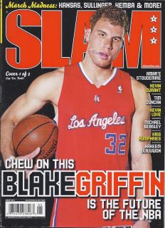 Slam Magazine Blake Griffin Amare Stoudemire Tim Duncan