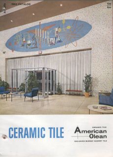 American Olean Tile Asbestos Backing Board 1963 Catalog