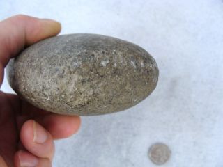  Authentic Native American Carved Granite Stone Celt Tool