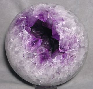 Gorgeous Amethyst Crystal Geode Sphere 8 71 Inches