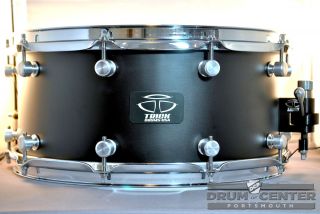 Trick Machined Aluminum Snare Drum 6 5x14 Flat Black Video Free 