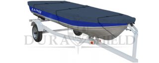 Boat Cover 14 16 for Aluminum Fishing Boats Trailerable with Straps 