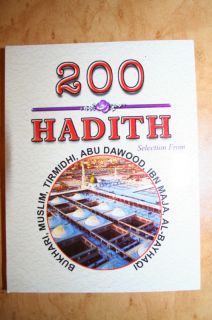 200 Hadith Ahadith Hadees from Bukhari Tirmidhi Muslim
