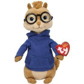 Ty Alvin and The Chipmunks 8 Simon Plush Doll Toy