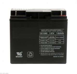 12V 12 Volt 18Ah Amp Hour Upgrade Battery 4 Modified Power Wheels New 