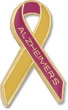 brand new alzheimer s awareness ribbon lapel pin tac proudy
