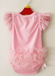 1pcs Kid Baby Girl Princess Short Top Suit Dress Costume Cloth 