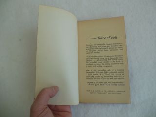 Tennessee Williams Suddenly Last Summer Signet Books D2494 C 1958 PB 
