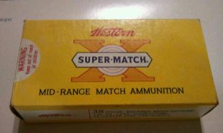 Vintage Winchester Western X 38 Special Ammo Box collecticable 