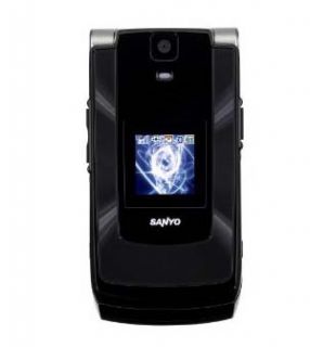 Sanyo Katana 2 II Black Sprint Camera Flip Cell Phone Fair Condition 