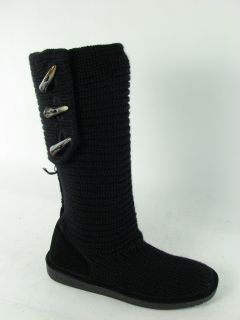 Bearpaw Anastasia Winter Boot Black Womens size 7 M New $89
