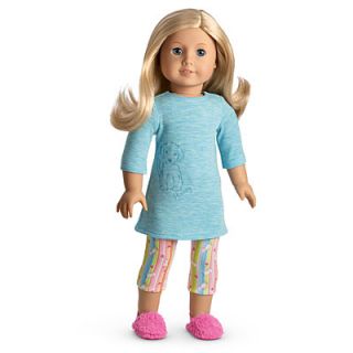 New American Girl Doll MYAG Honey Puppy Pajamas PJs for Doll Charm 