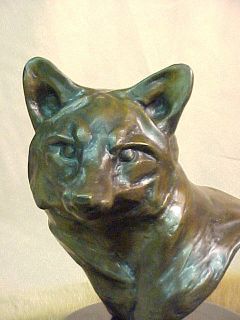 Dennis Anderson Red Fox Ed Bronze Art Sculpture