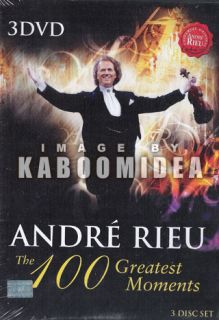 Andre Rieu 100 Greatest Moments New SEALED 3 DVD s Set Faster Shipping 