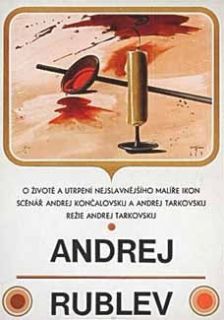 Andrei Rublev Original 1969 Czech Poster Andrei Tarkovsky