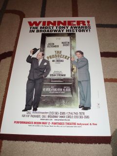 Authentic Broadway Mel Brooks Poster The Producers Martin Short