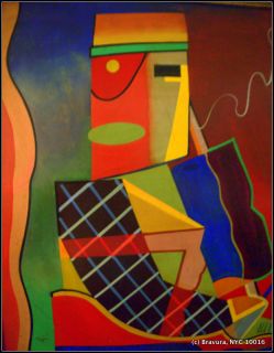 Americus T Long African American Modernism Cubist Abstraction Art Deco 