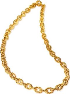 GAT Hawaiian Nautical Jewelry Gold Large Anchor Chain Necklace