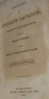 Andrew Jackson President United States America History