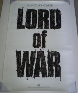Lord of War Movie Poster 1 Sided Original Advance 27x40