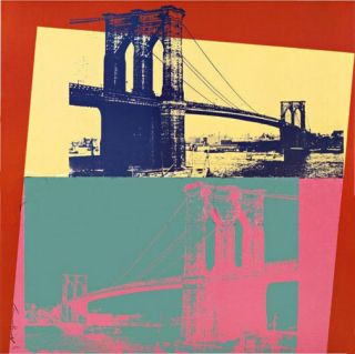 Andy Warhol Brooklyn Bridge Signed and Numbered